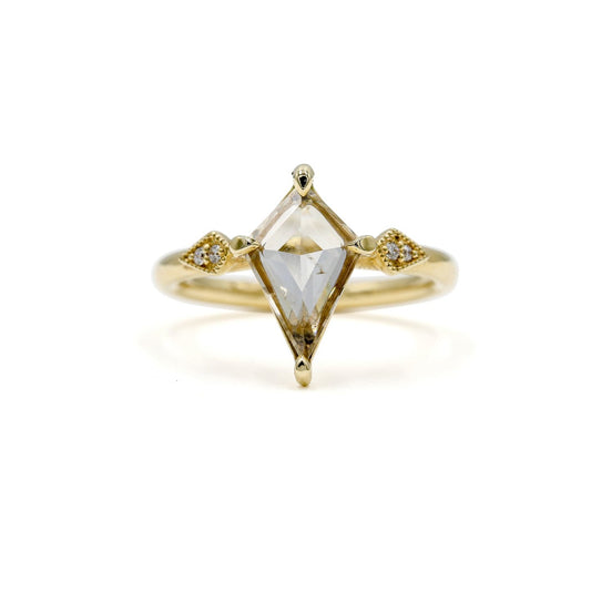 14ky .88ct Kite-Shaped "Sasha" Diamond Ring