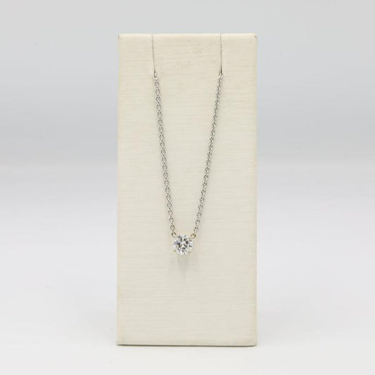 14kw .23ct Floating Diamond Necklace